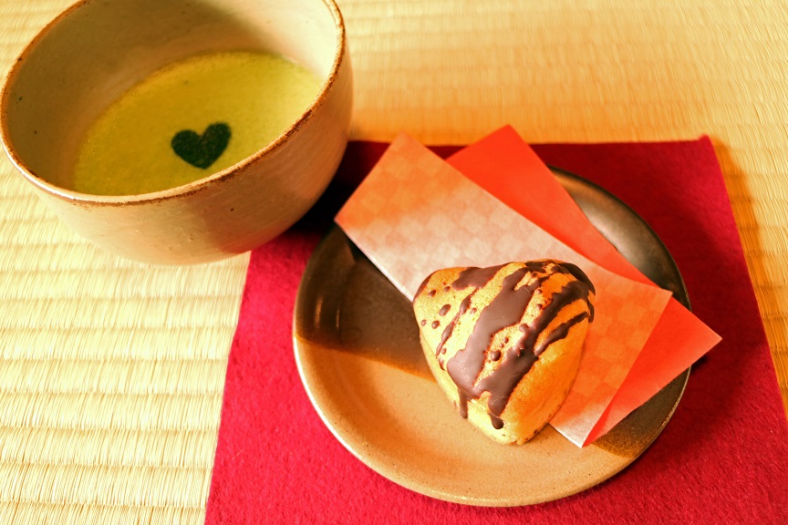 洋菓子×お抹茶　抹茶ラテと焼きドーナツ