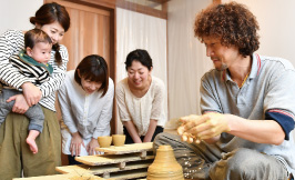 窯元実演見学の様子